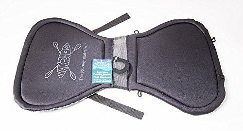 Yakpads Yakpads High Back Cushioned Seat Pad, Gel Seat Pad for Kayaks, Portable Seat Cushion for Outdoor Watersports and Recreation - Cascade Creek (High Back)