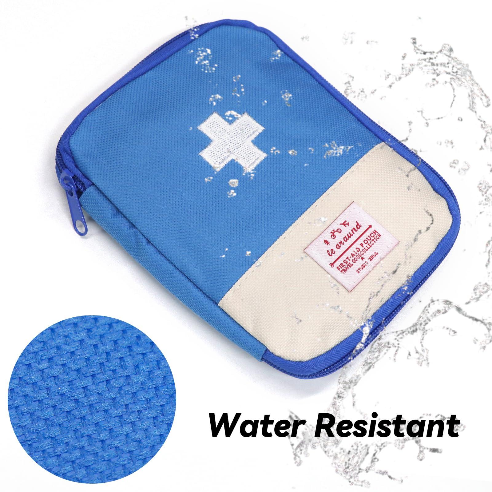 Faylapa Faylapa 3Pcs Mini Empty First Aid Bag, 7x5 inches Travel Essentials Portable Medical Pouch Medicine Bag for Hiking, Home, Travel, Camping, Outdoor, Car, Office (Bag Only)
