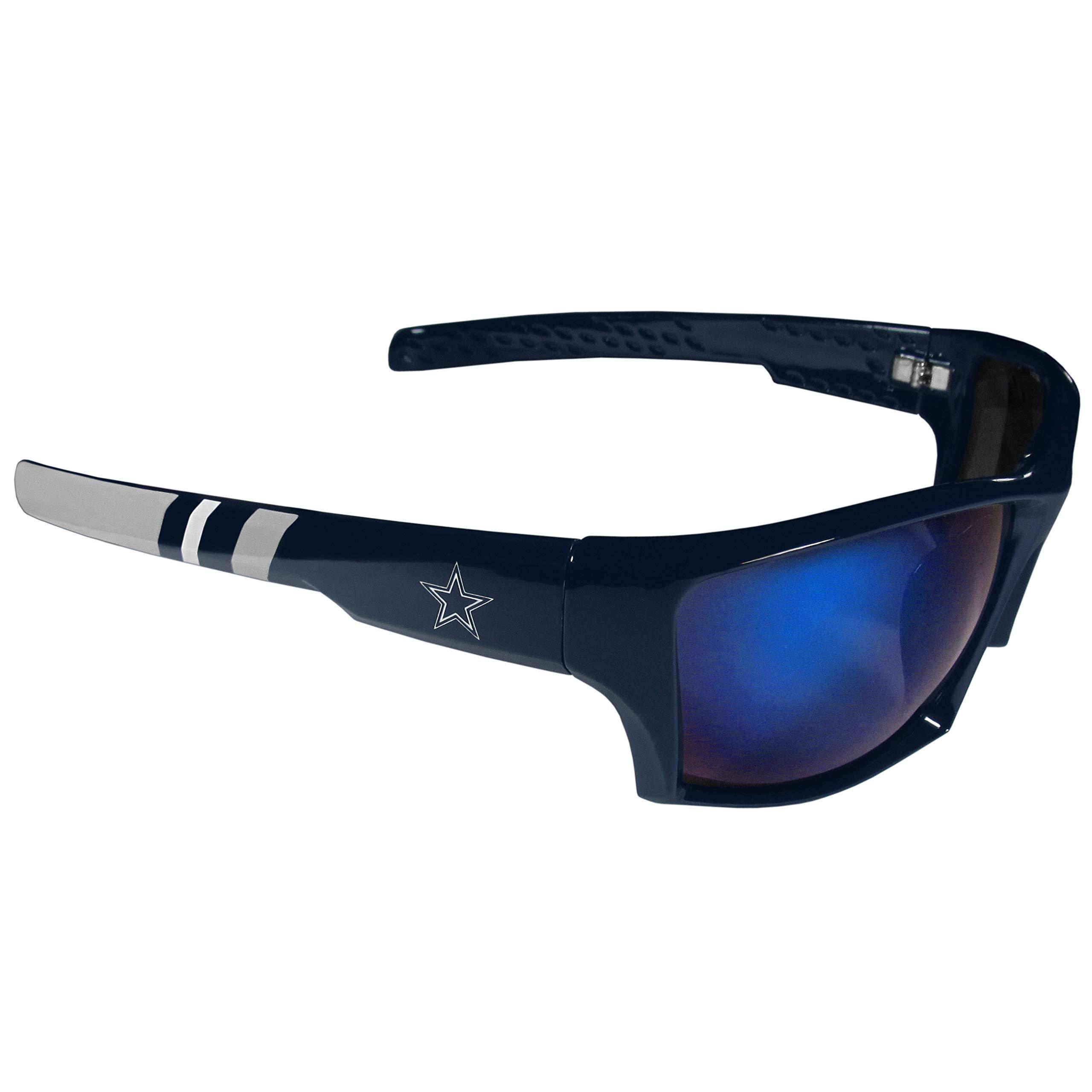 Siskiyou Sports Siskiyou Sports NFL Dallas Cowboys Unisex Edge Wrap Sunglass and Bag Set, Team Colors, One Size (FESG055EB)