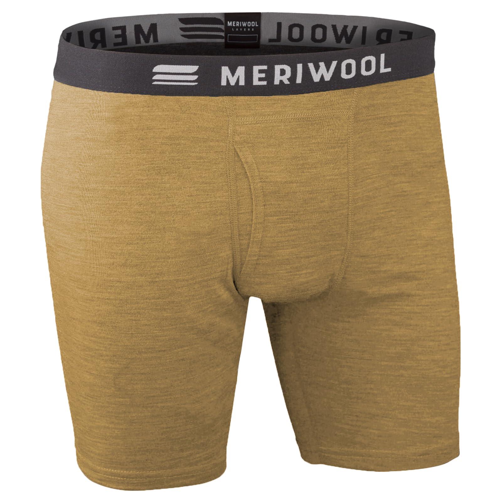 MERIWOOL MERIWOOL Mens Boxer Briefs Merino Wool Underwear Base Layer for Men