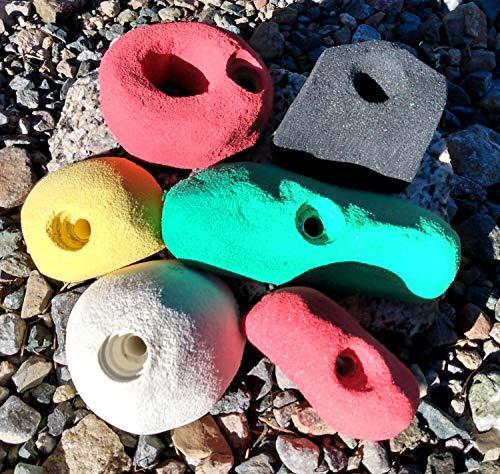 Inversion Climbing Holds Climbing Holds Pack- 6 Large Bolt-on Holds with Various Difficulty (Multiple)