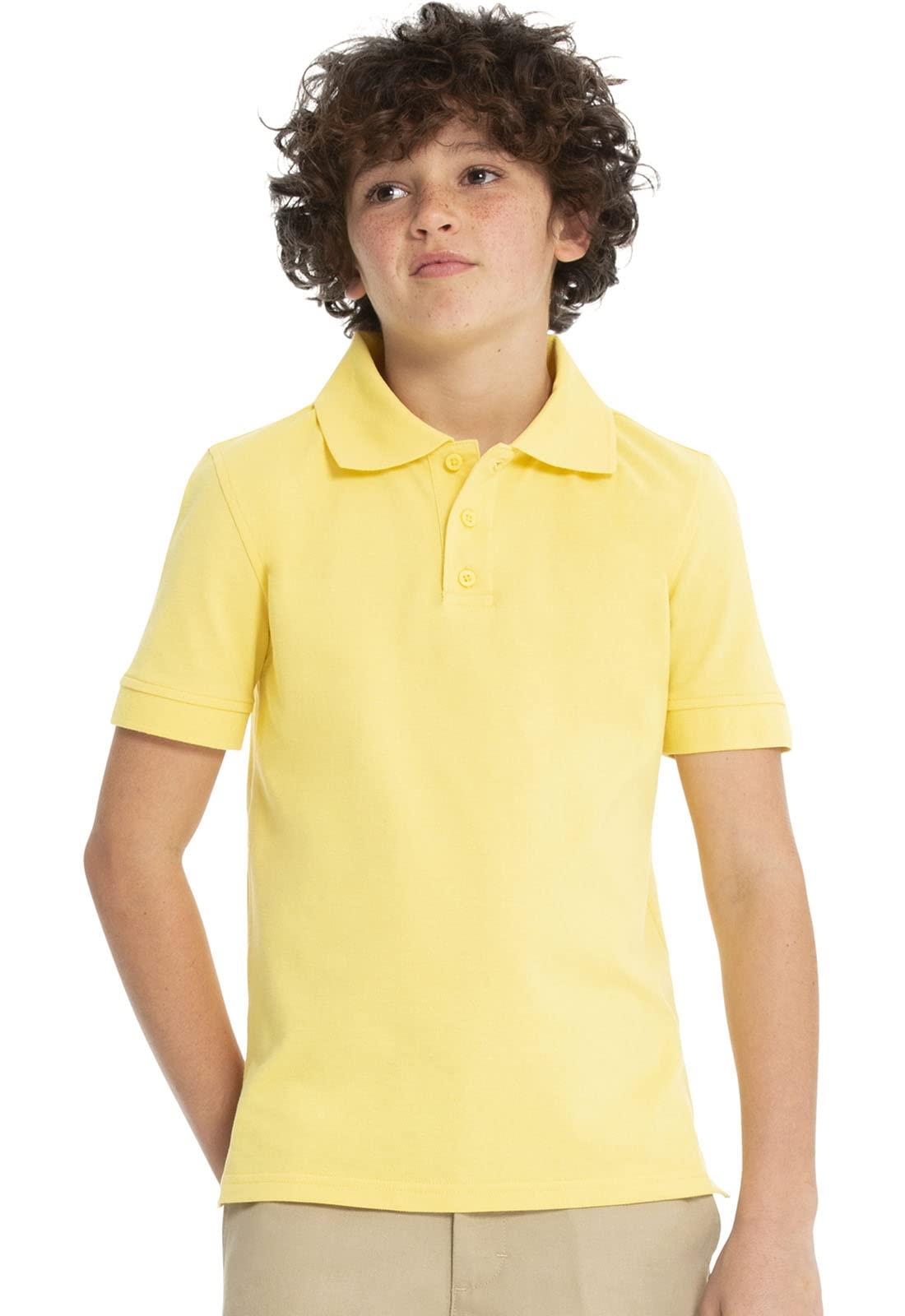 Classroom Classroom School Uniforms Kids' Polo Shirt, Yellow, X-Large