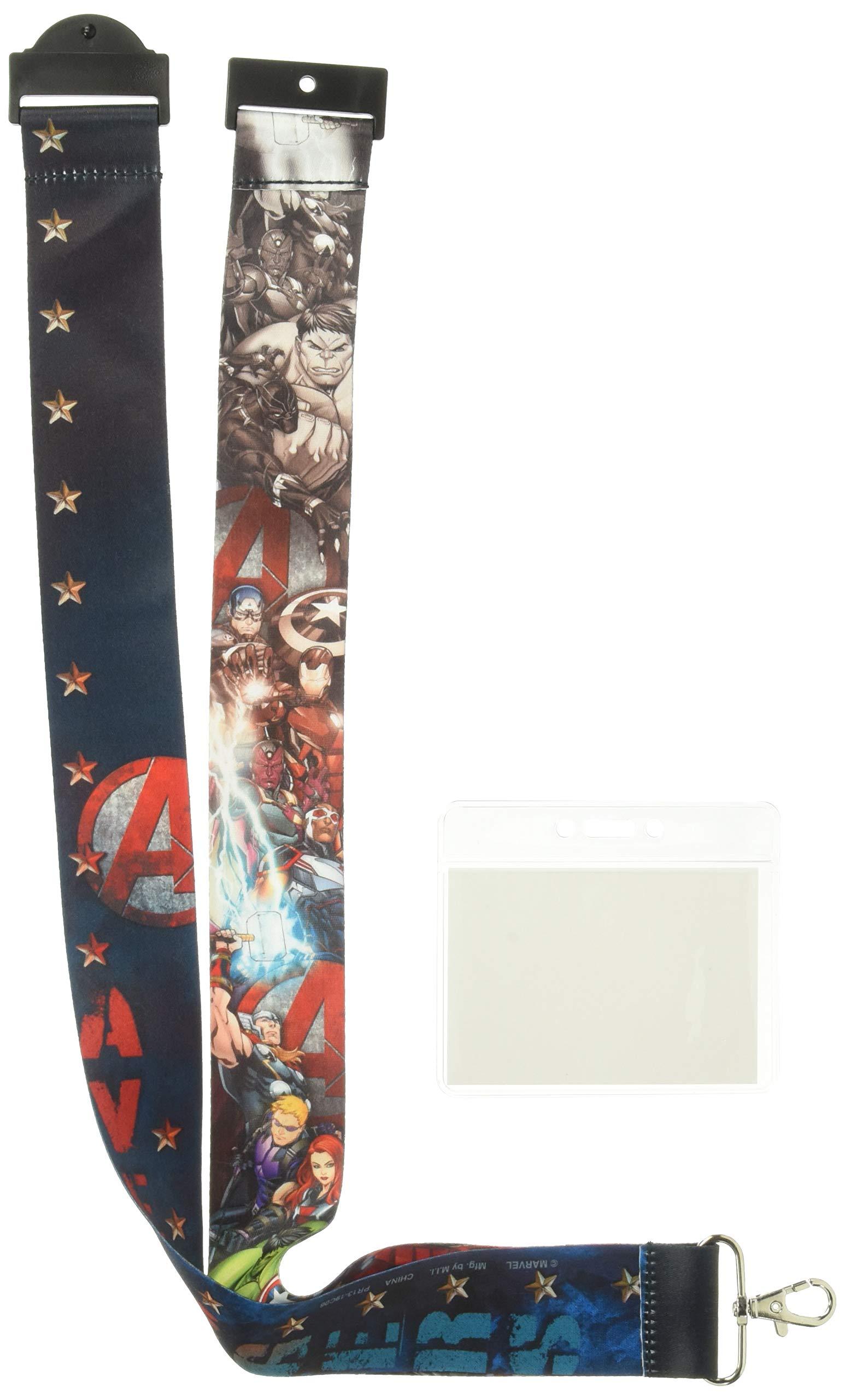 Marvel Marvel Unisex-Adult's Avengers Assemble Lanyard, Navy Blue, Standard