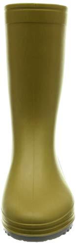 ASAHI() ASAHI() Women's Rain Shoes, Mid Type, Made in Japan, Green, 25.0 cm