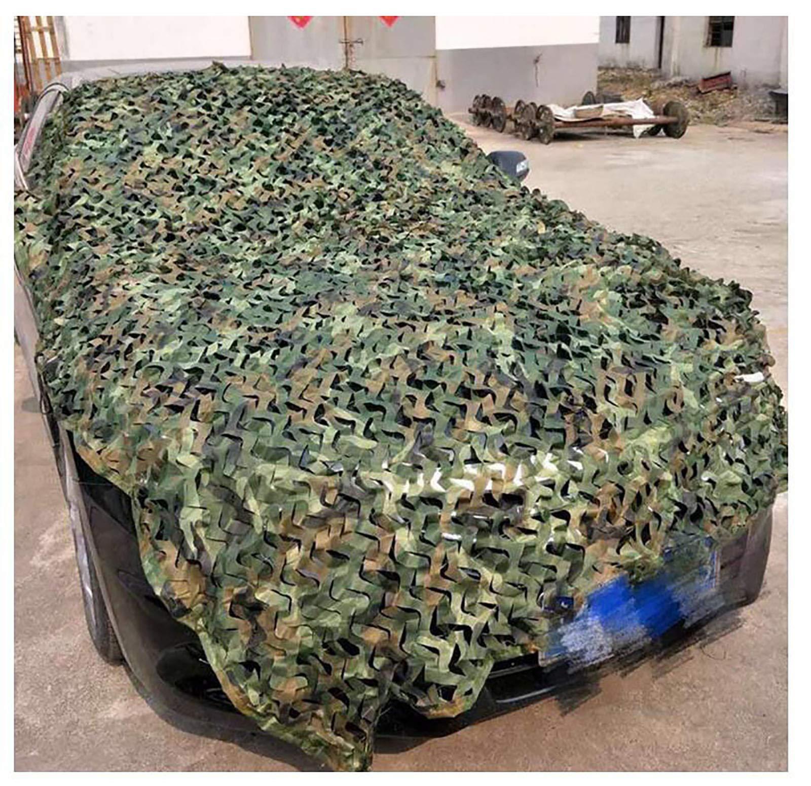 bandezid Camo Netting Bulk Roll Camouflage Net Military Nets,Sunscreen Nets,Camouflage Netting Camo Netting Army Camo Net for Camping Hunting Shooting Outdoor Sunshade Jungle -Camouflage net 4x6m(13x20ft)