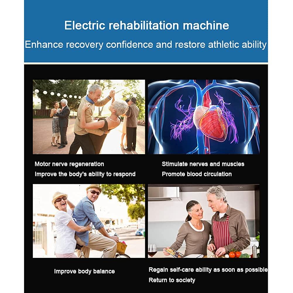 TREEYX TREEYX Folding Exercise Bike with LCD Display Home Pedal Exerciser Electric Rehabilitation Machine Upper and Lower (Folding Exercise Machine )