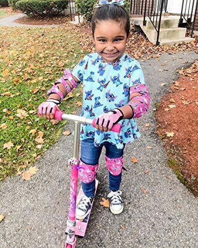 Simply Kids Knee Pads for Kids Knee Pads and Elbow Pads Set I Toddler Knee and Elbow Pads for Kids Age 2 3 4 5 Toddlers Protective Gear Set I Roller-Skating, Skateboard Knee Pads for Children Boy Girl 2-4 5-8