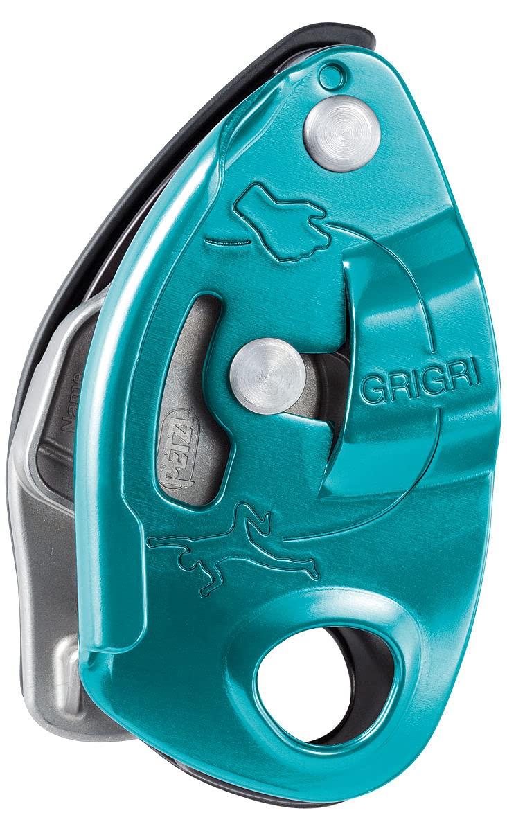 Petzl Petzl GRIGRI Belay Device - Belay Device With Cam-Assisted Blocking for Sport, Trad, and Top-Rope Climbing - Blue