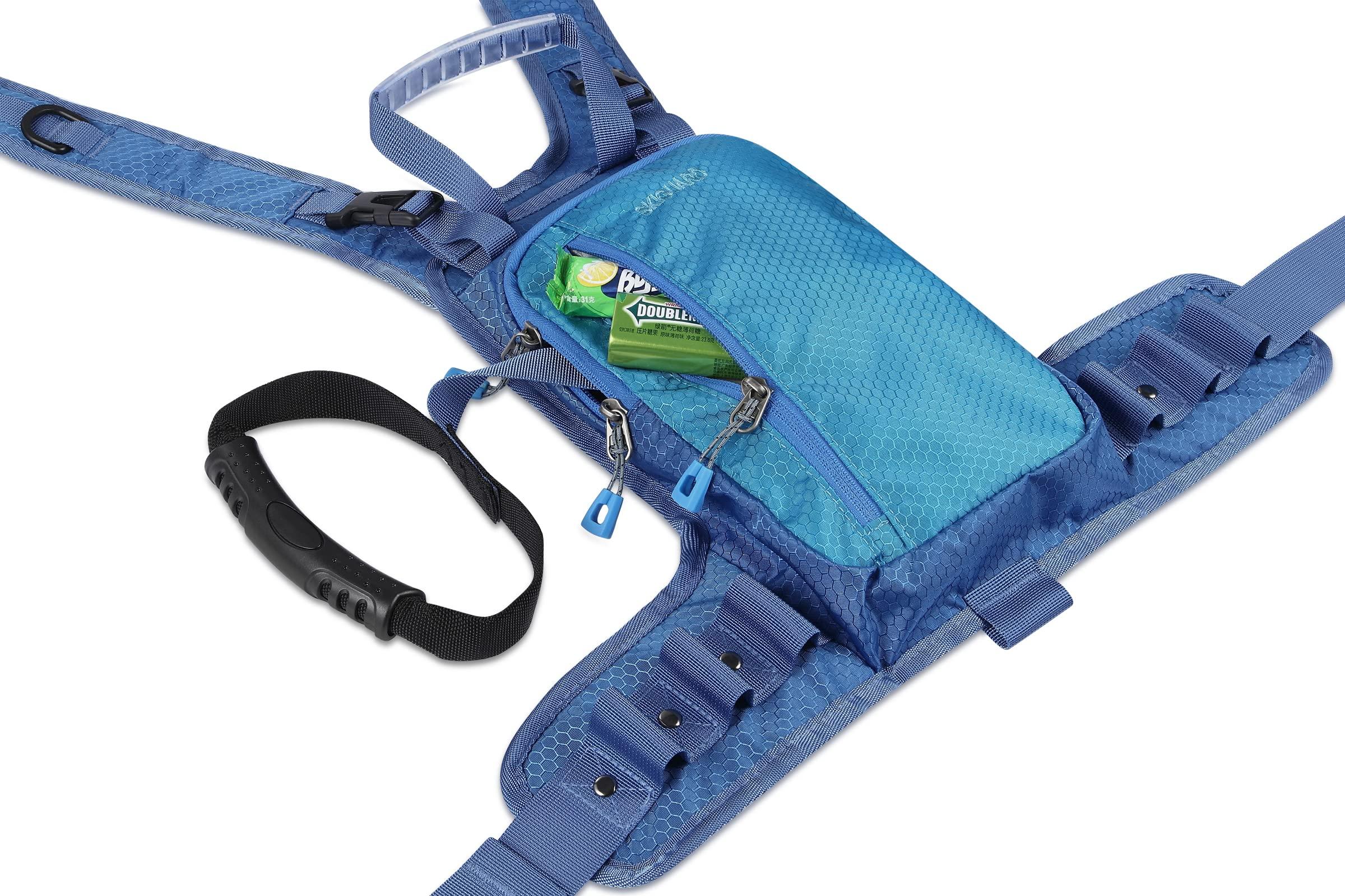 skiguard skiguard Ski Harness Trainer for Kids: Helping Toddler Learn to Ski with Support, Kids Ski Harness with Back Gripper Handle and Long Ski Leash, Child Ski Harness with Backpack for Age 2C8