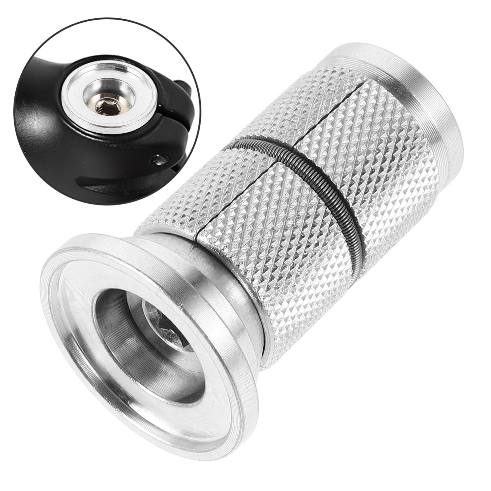 SOESFOUFU SOESFOUFU Bike Headset Expander Cap Carbon Fiber Aluminum Alloy Compression Plug for Mountain and Road Bicycles Easy Installation Durable Fork Expansion Screw for Optimal Performance