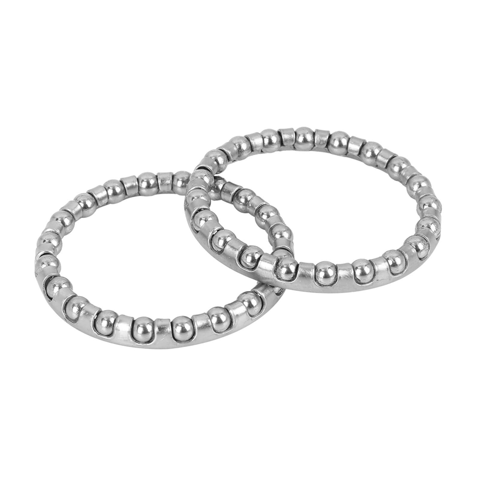 KOVNOVI KOVNOVI Bicycle Headset Steel 7 9 15 20 22 Balls Bike Axle Wheel Ball Frame Bearing Caged Retainer Replacement Accessories (Color : 4pcs 18.8mm)