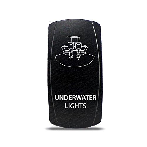 CH4X4 INDUSTRIES CH4X4 Marine Rocker Switch Underwater Symbol 2- Blue Led