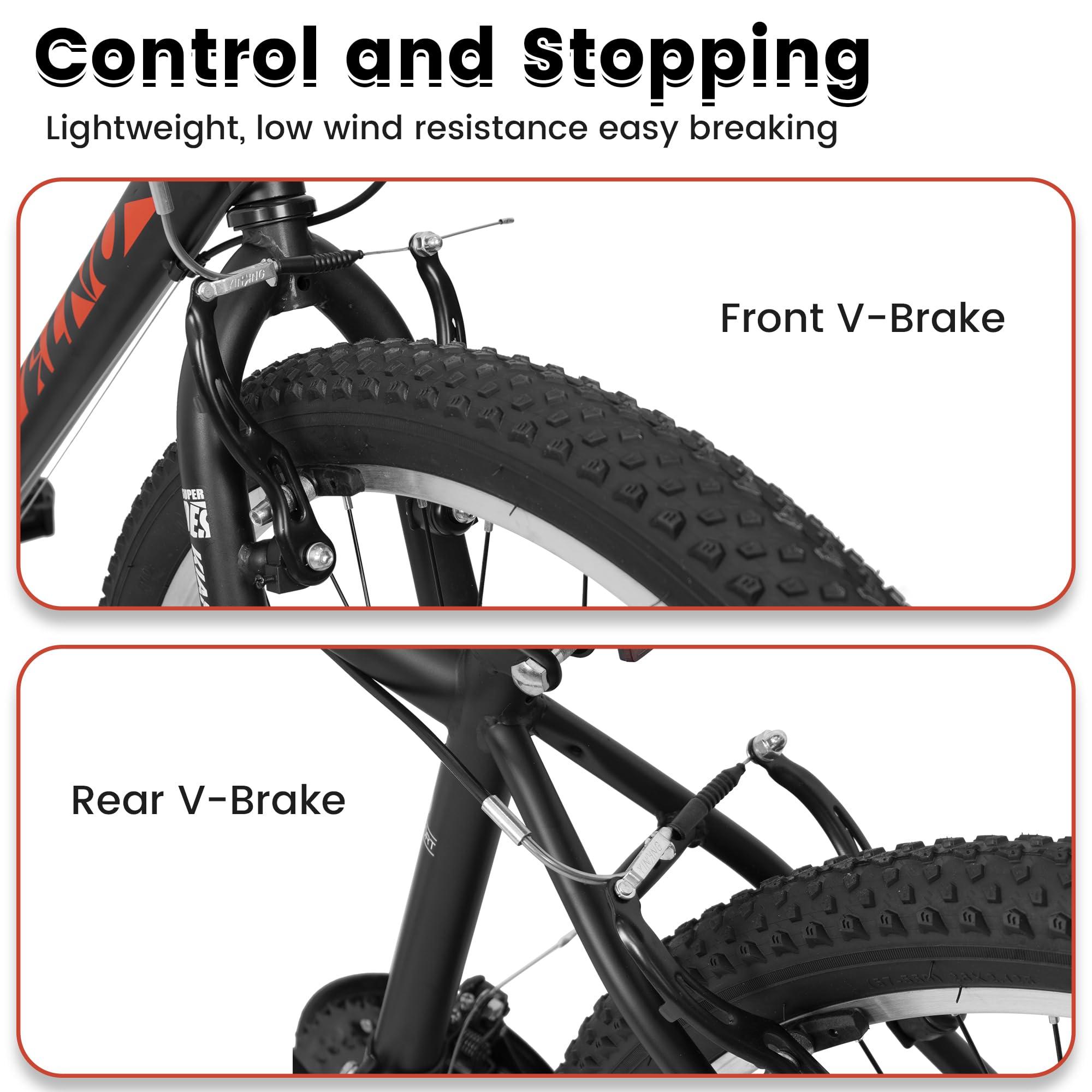 KIAPALNO KIAPALNO Mountain Bike 26 Inch for Men Women, 21 Speeds High-Carbon Steel Frame, Rigid Suspension Sport Bicycle, Adult Teens MTB Bicycle for Snow City Commuters and Short Trip