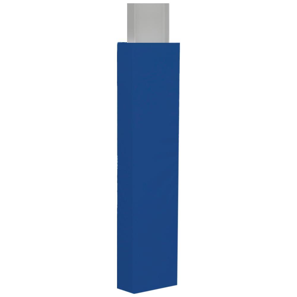 We Pad It We Pad It Safety Pole Pad, for Square Pole Only, 4 FT Tall, 2 Thick Foam, Weatherproof, UV-Resistant, Hook/Loop Closure