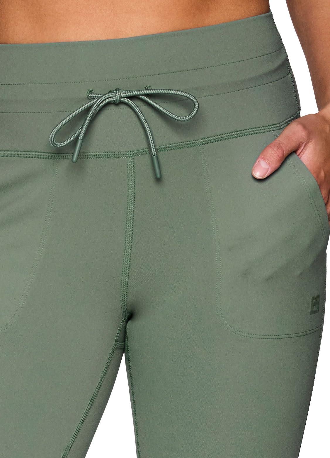 Avalanche Avalanche Women's Drawstring Waistband Legging Fitted Jogger with Pockets Agave XS