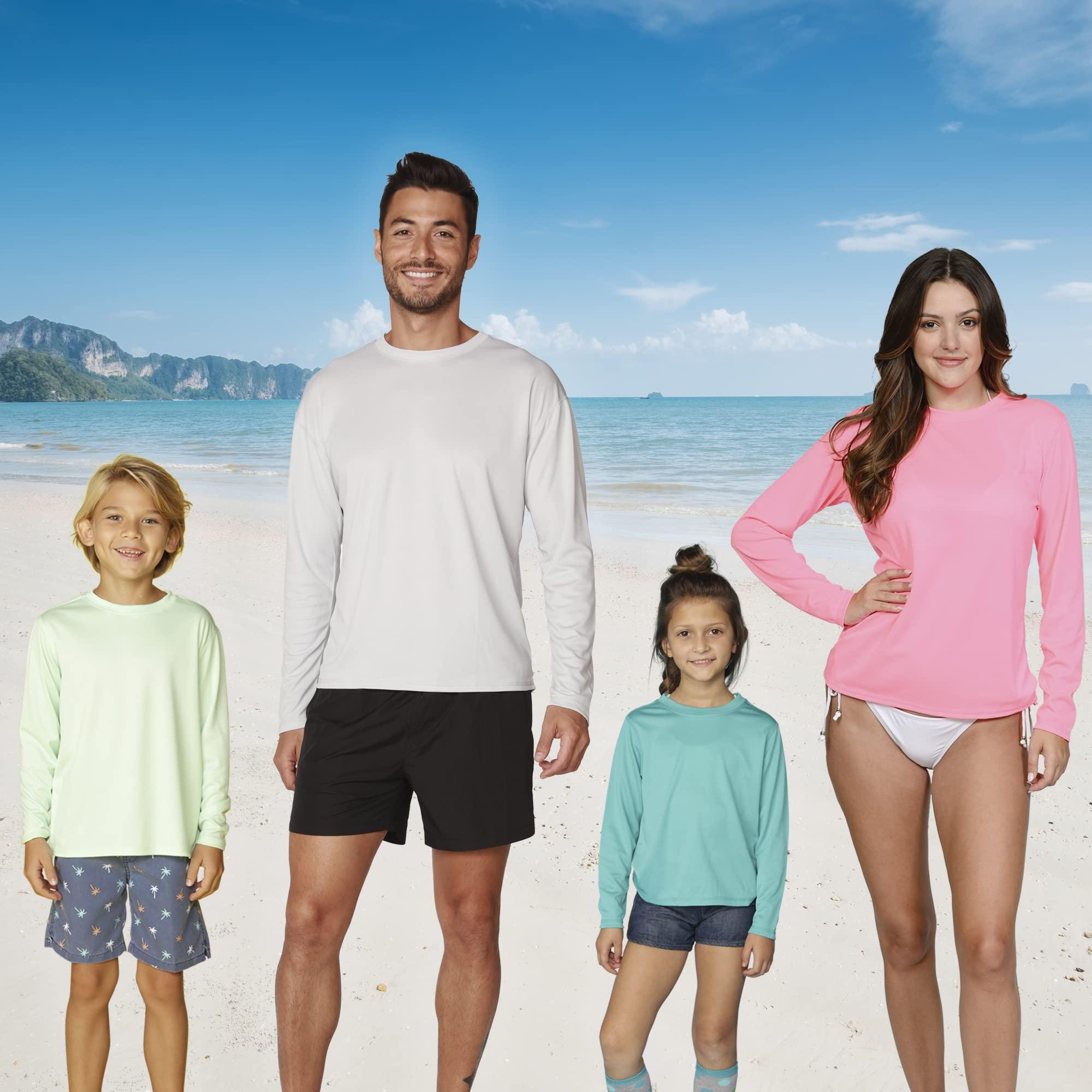 INGEAR INGEAR Women\'s Rash Guard Shirts UPF 50+ Sun Protection, Lightweight Swim Shirts for Women, Quick Dry Womens Fishing Shirt Sizes S-XXL (Seafoam, Small)