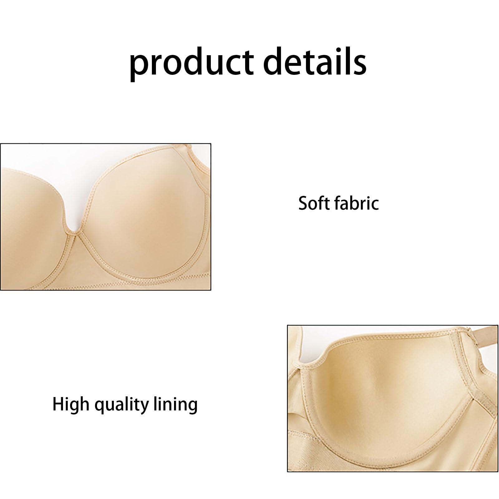 NineFit Basics Shapedly Bra, Shapely Bras for Women, Shapedly Back Smoothing Push-Up Bra, Full Coverage Bras for Women Back Fat (US, Numeric, 36, Regular, Regular, E, Brown)