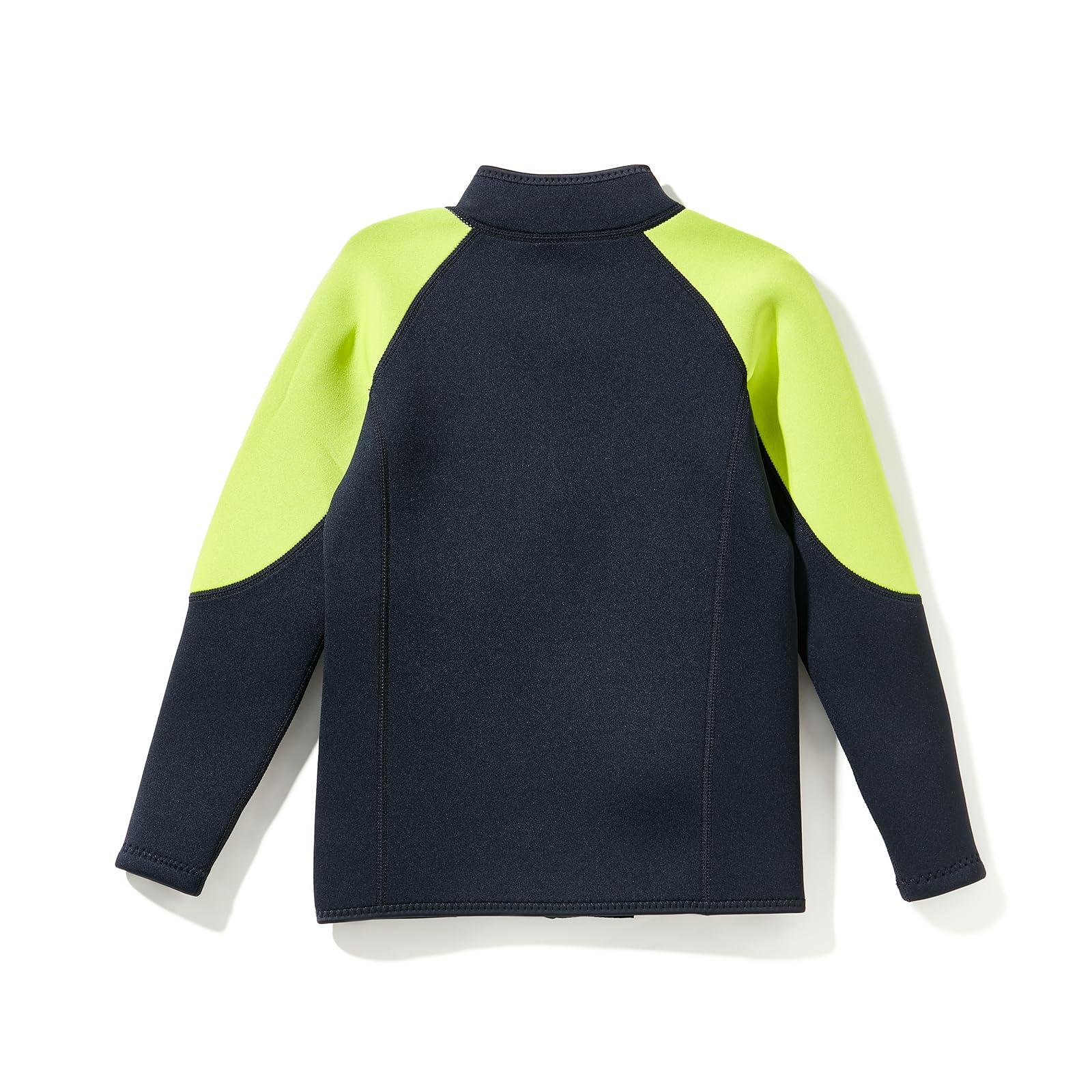 INTBOSS Intboss Kids Wetsuit Top 3mm Wet Suit Jacket for Boys and Girls 3T 4 T Toddlers Wetsuit Jacket 2mm Youth Size 6-14