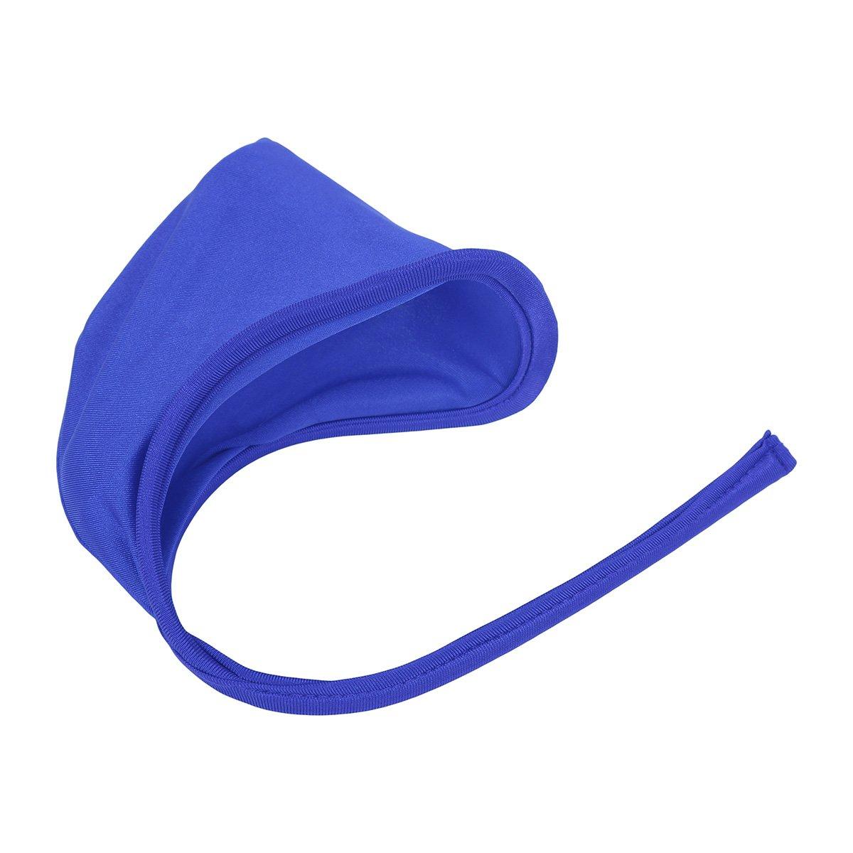 YEAHDOR YEAHDOR Men's Micro C-String Panties Bulge Pouch Thongs T- Back Bikini Briefs Underpants Nightwear Blue one Size