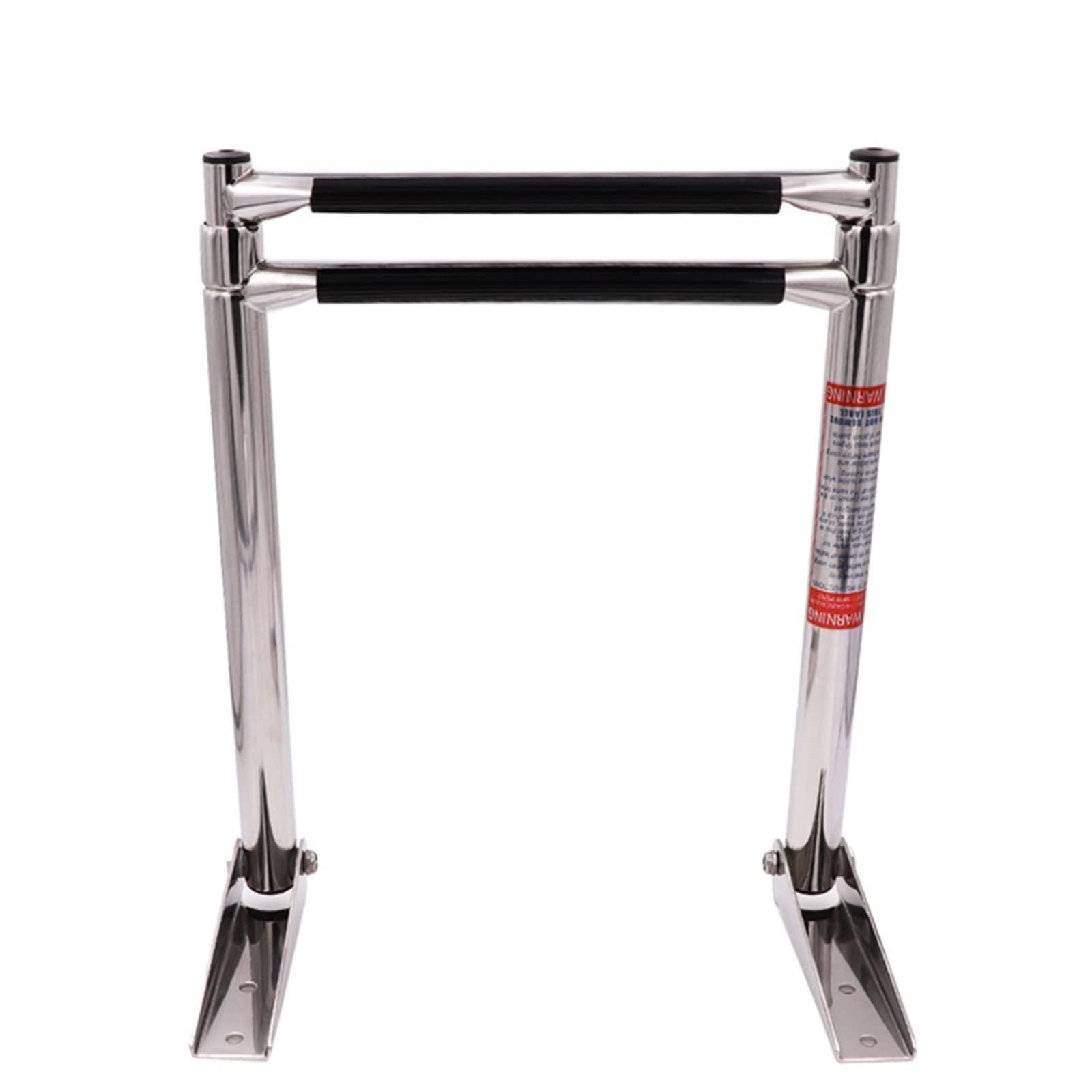 MObyat Boat Ladder Over Platform Telescopic Ladder for Deck Outboard Swim Platform Folding Ladders