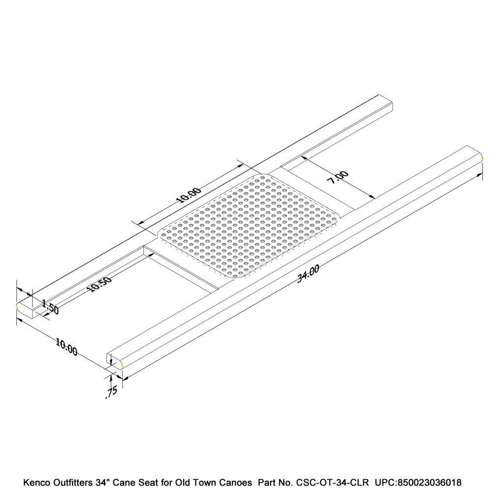 HACURLIST TOOBOSS Kenco Old Town Canoe Seat