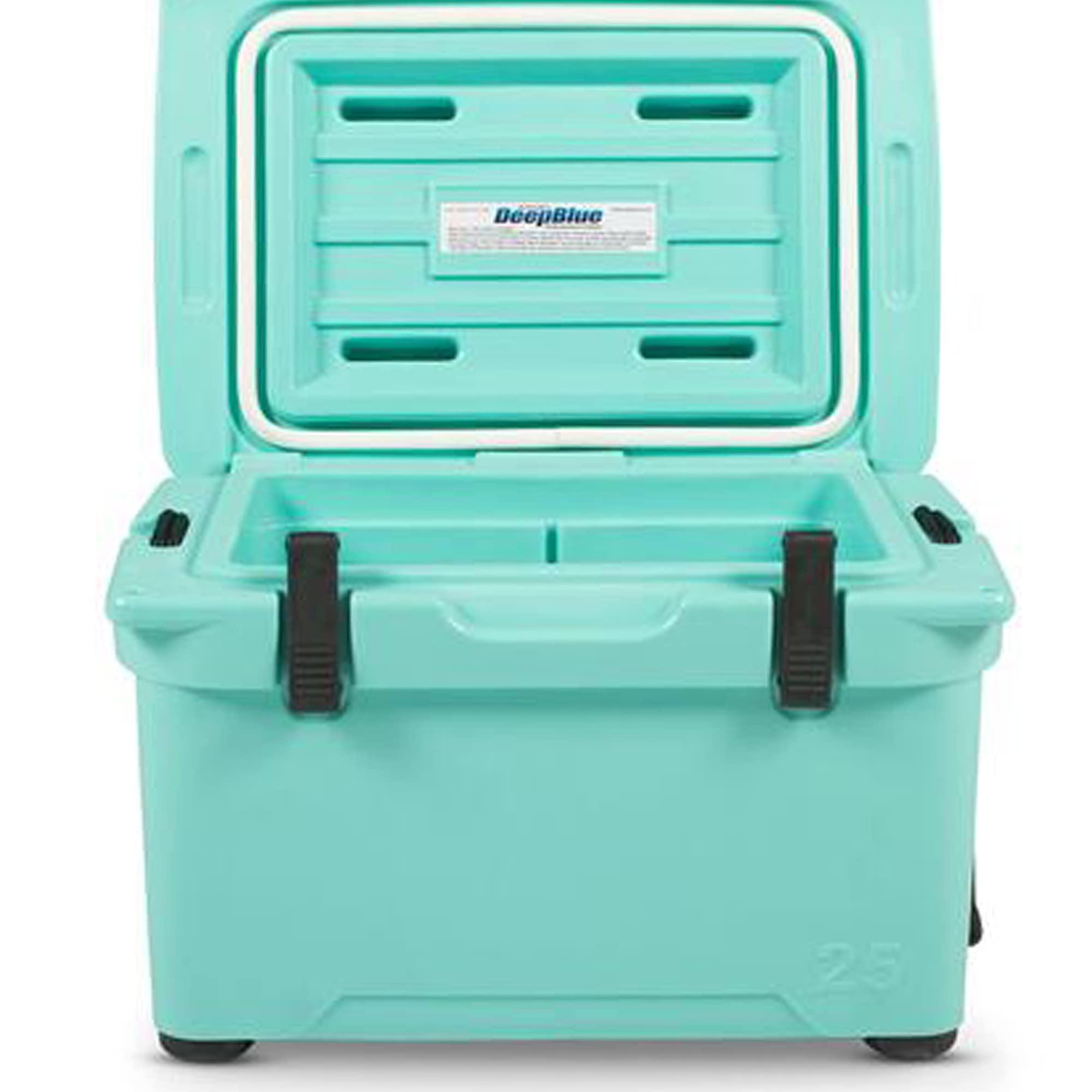 ENGEL Engel Coolers ENG25 Cooler | 18 Can High Performance Durable Seamless Rotationally Molded Ice Box for Camping, Hunting, and Fishing - Seafoam