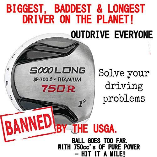 Integra Sports Non-conforming Sooolong 750cc Huge Mega Rocket +30yard Golf Driver Head (10.5 Loft)