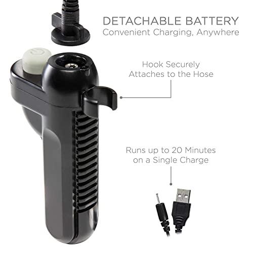 Ivation Ivation Portable Camping Shower | Compact Handheld & Hands-Free Rechargeable Outdoor Shower Head & Cleaning System w/ 3.7V Pump, 6-Ft Hose, Bidet Head, Removable Filter, Multiuse Hook & USB Cable