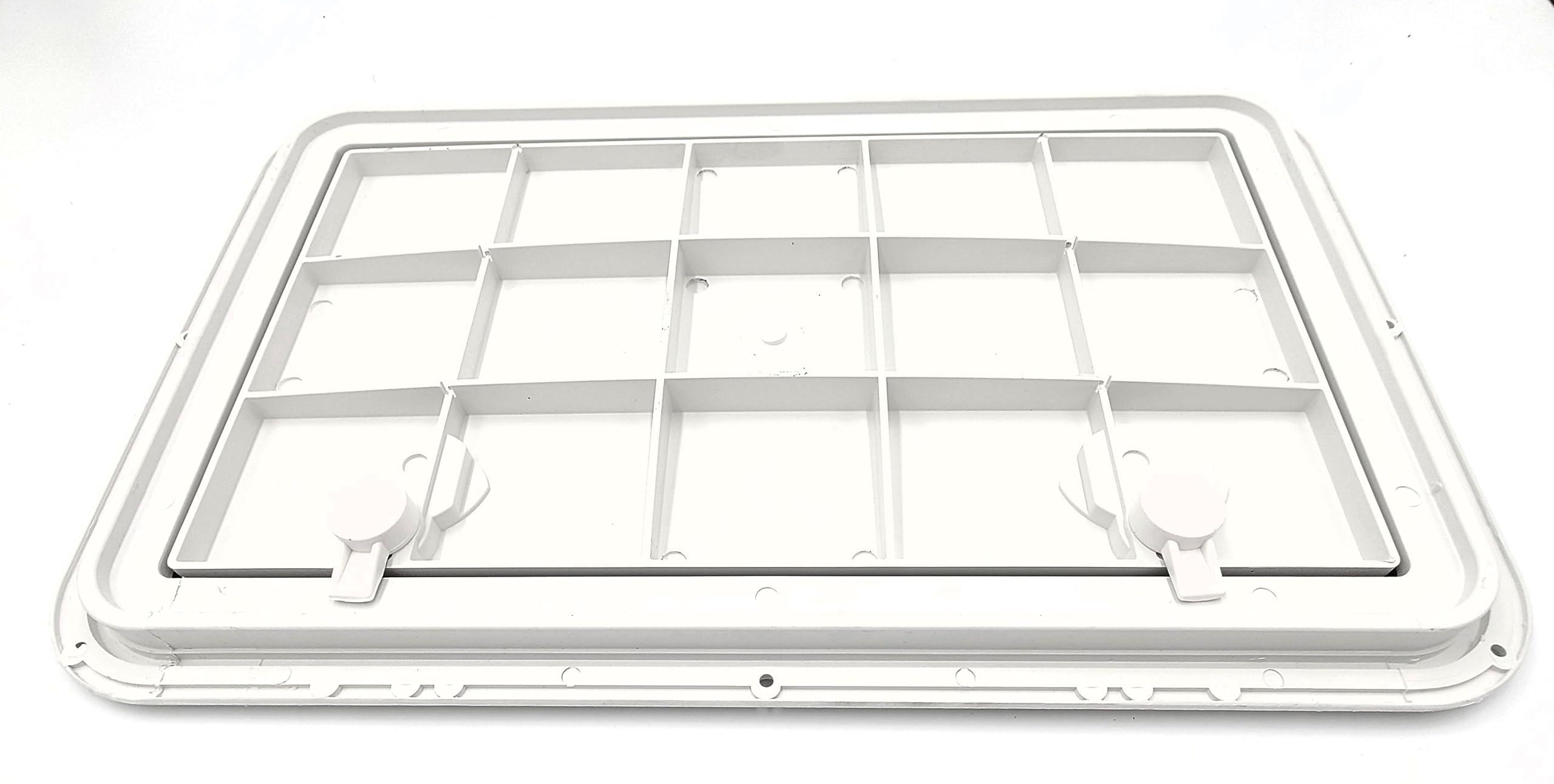 DPI Marine DPI Marine 13\" x 20\" Flush Series Access Hatch in Polar White (Bright White) - DPF1320PW (Made in USA)