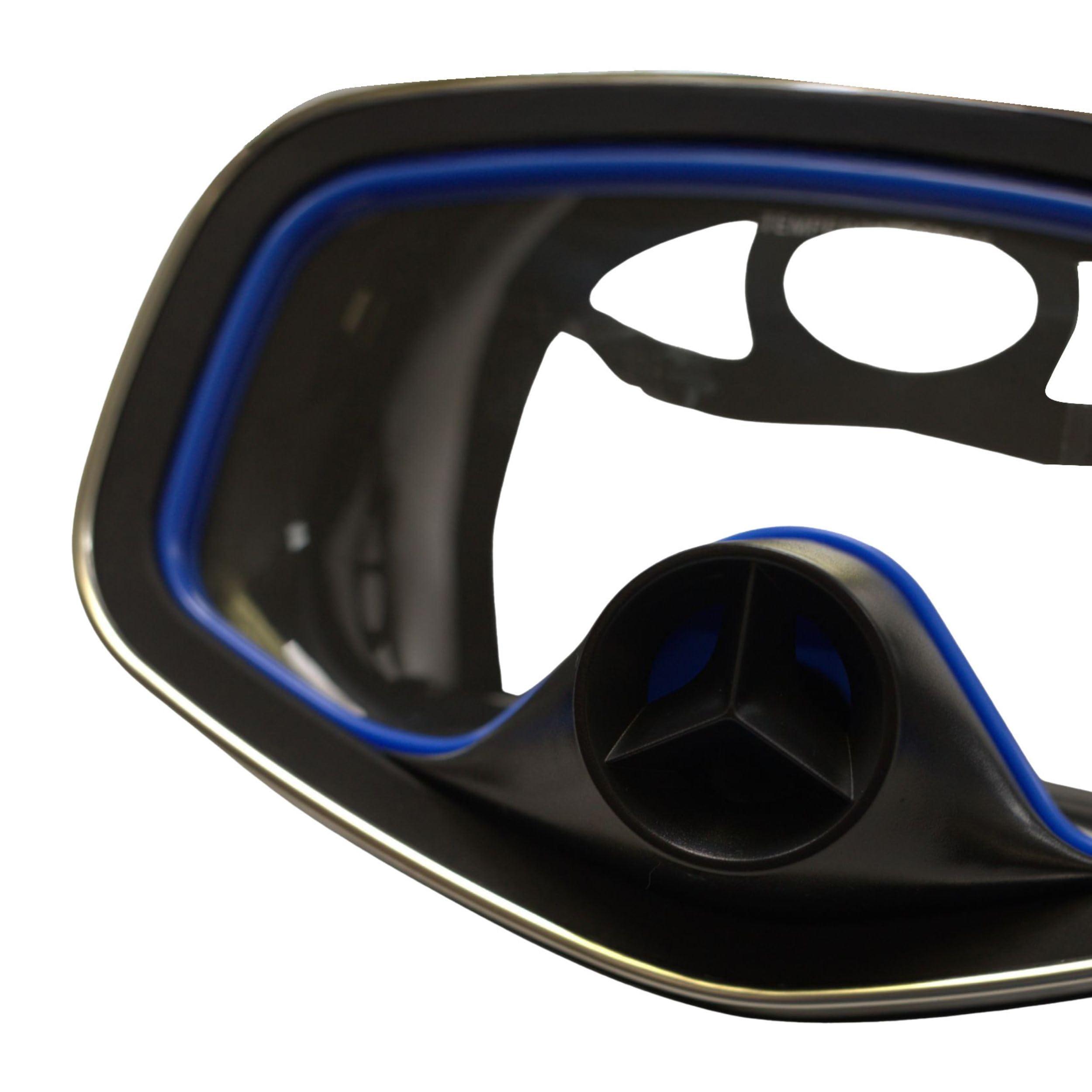 Scuba Choice Scuba Choice Scuba Diving Classic Free Dive One-Window Silicone Purged Mask, Black