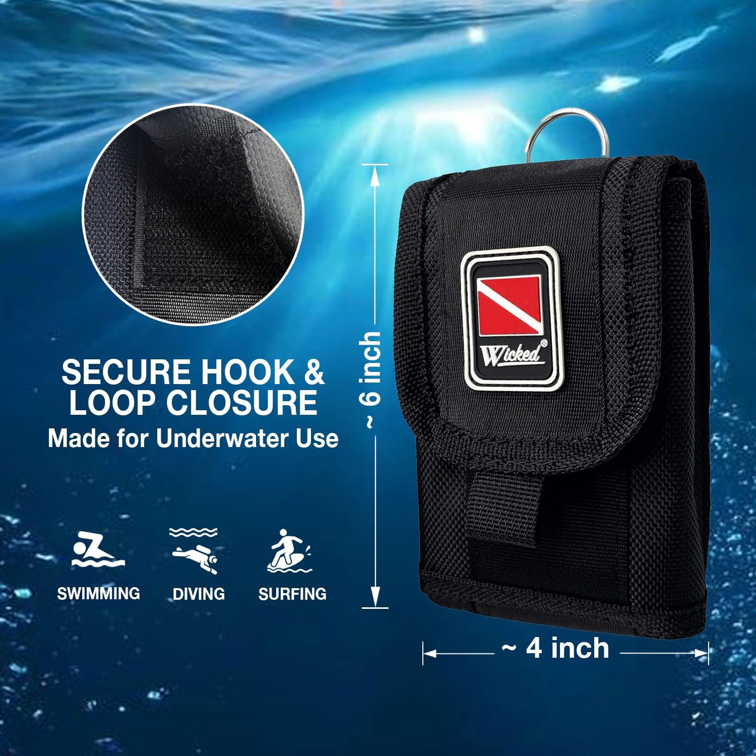 WICKED WICKED Scuba 316 Stainless Steel Multipoint Reef Hook 4-6 Ft. Length - Ocean Blue