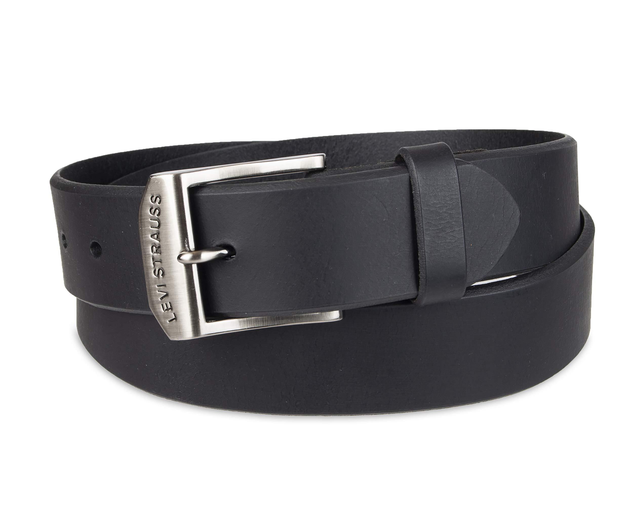 Levi's Levi's Men's Logo Buckle Classic Leather Belt with Rivets
