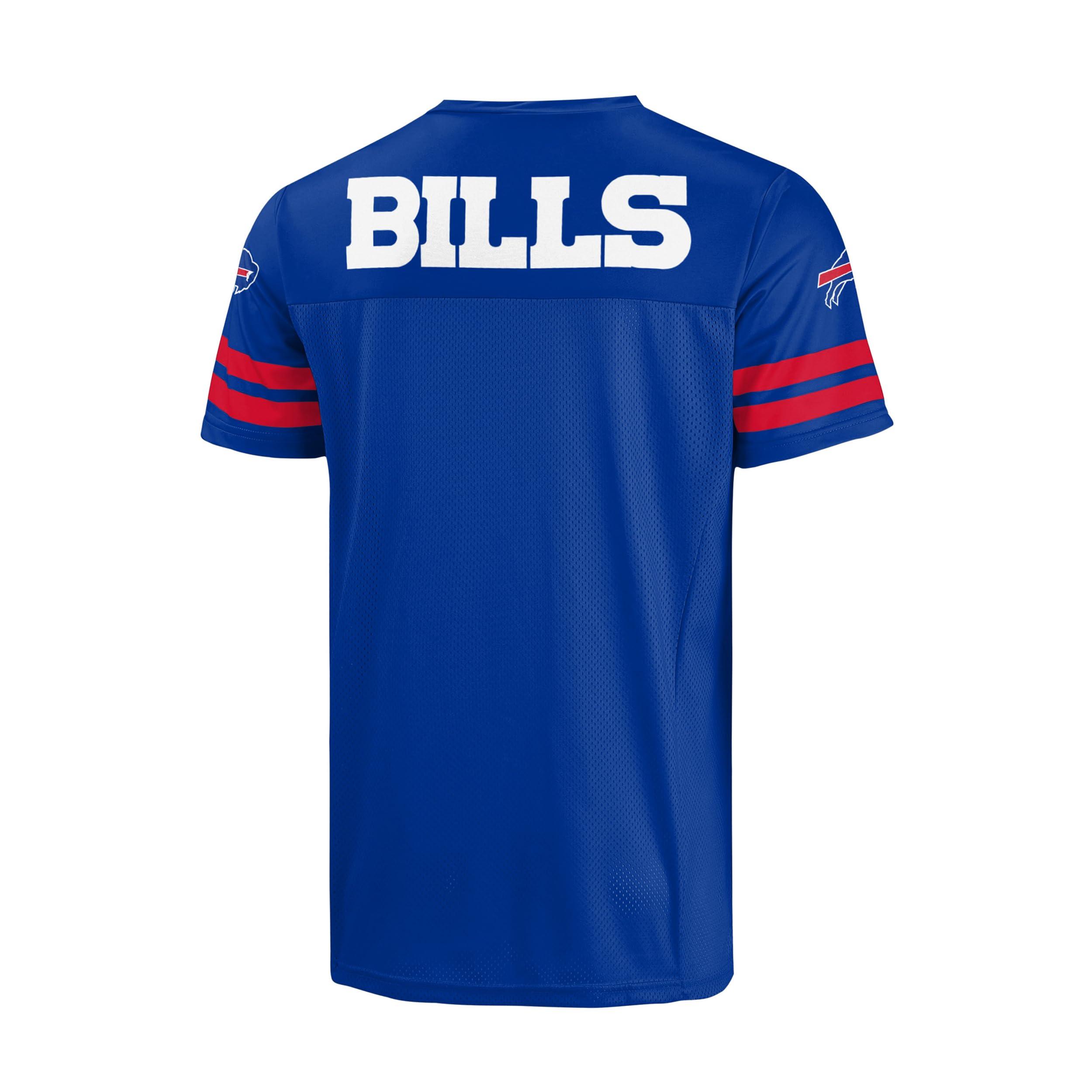 FOCO FOCO NFL Women's Officially Licensed Primary Logo Game Day Team Jersey (Medium, Buffalo Bills - Blue)