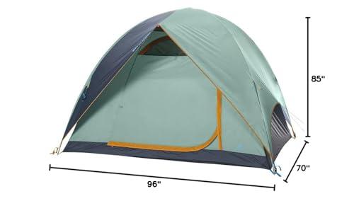 Kelty Kelty TALLBOY Family + Car Camping Tent, 4 or 6 Person Freestanding Overnight Shelter, Large Capacity, Tall Height, Stuff Sack Included