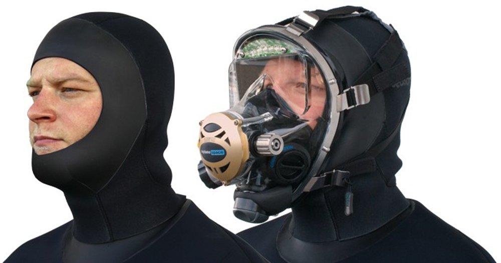 Seasoft SeaSoft PRO 6MM Commercial DRYSUIT Hood for USE with A Full FACE MASK (X-Large)