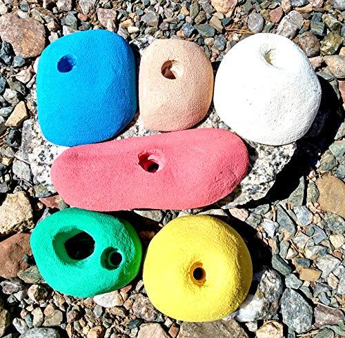 Inversion Climbing Holds Climbing Holds Pack- 6 Large Bolt-on Holds with Various Difficulty (Multiple)