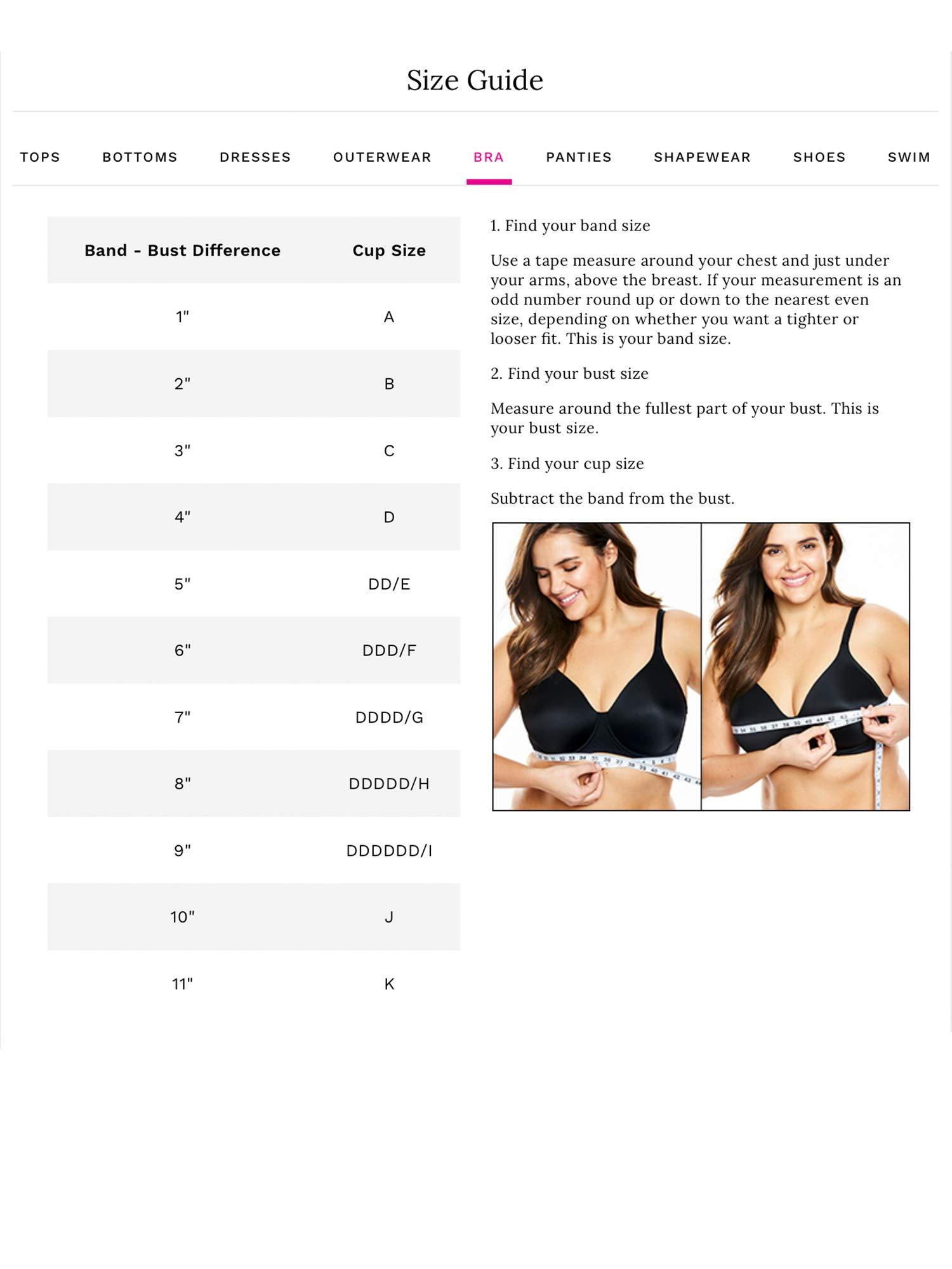 Comfort Choice Comfort Choice Women's Plus Size Easy Enhancer Wireless Bra - 50 G, Black