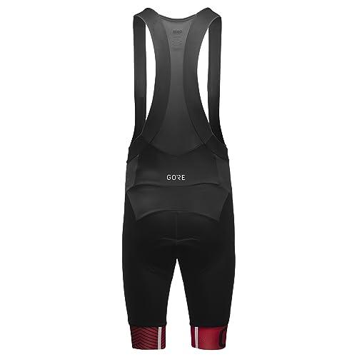 GORE WEAR GORE WEAR Men\'s Standard C5 Opti Bib Shorts+, Black/red, S