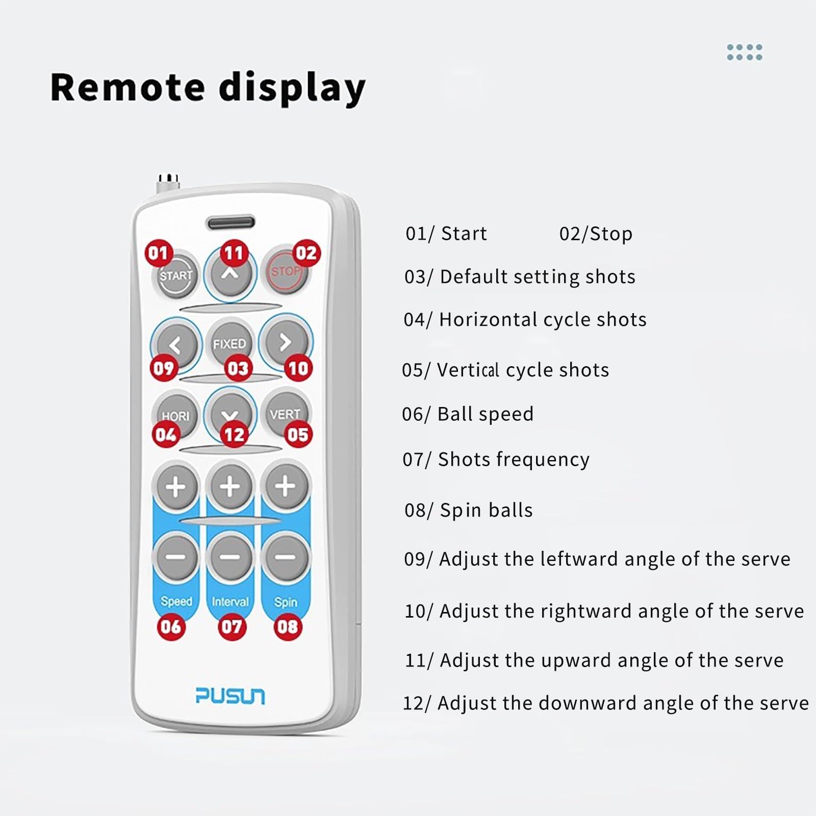 NineFit Basics Tennis Ball Machine (White)