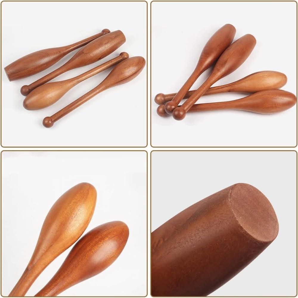CBLdF Indian Clubs Fitness Barbell Wooden Exercise Club Improves Grip Wooden Indian Clubs Pair for Strength Training Weight Lifting Fitness/Training/Exercise Warm Up Clubbell-S