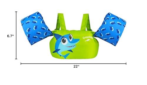 Gogokids Gogokids Kids Swim Vest, Toddler Floaties for 30-50 lbs/2-6 Years Old Girls and Boys, Float Swimwear with Shoulder Strap