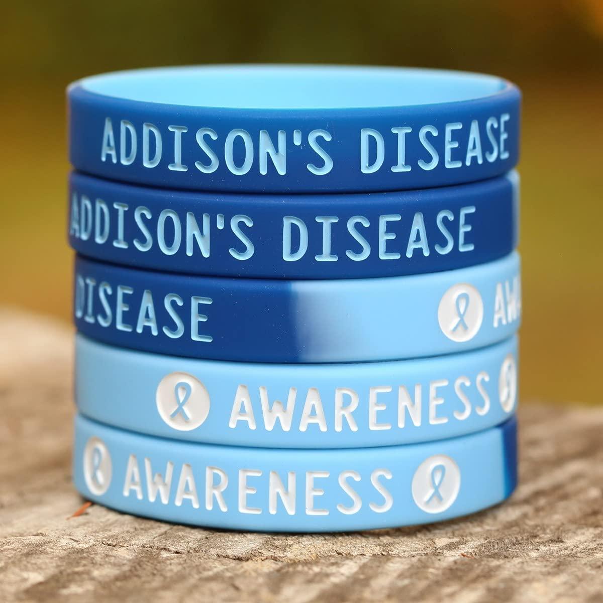 SayitBands SayitBands Three (3) Addison's Disease Bracelets