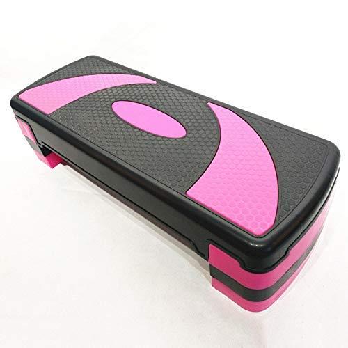 LIPJIA Stepper,Aerobic Cardio Fitness Step Board Adjustable Height 3-Levels Home Yoga Gym Exercise Training Block Step Raise Platform