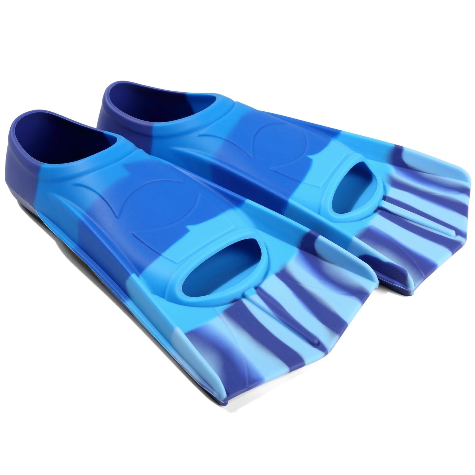 Foyinbet Foyinbet Kids Swim Fins,Kids Flippers Short Youth Swimming Fins for Lap Swimming Training for Children Girls Boys Beginner Small