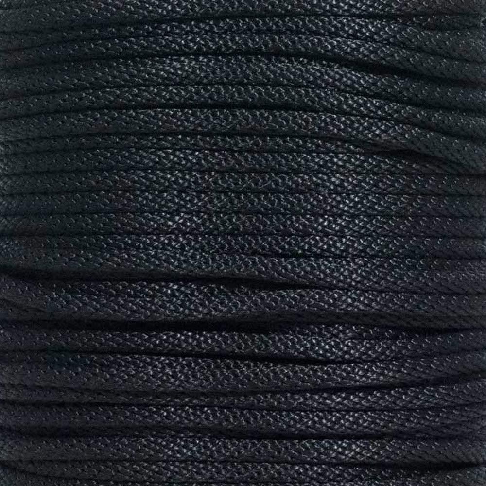 West Coast Paracord Solid Braid Nylon Rope - 3/16 Inch x 100 Feet - Black