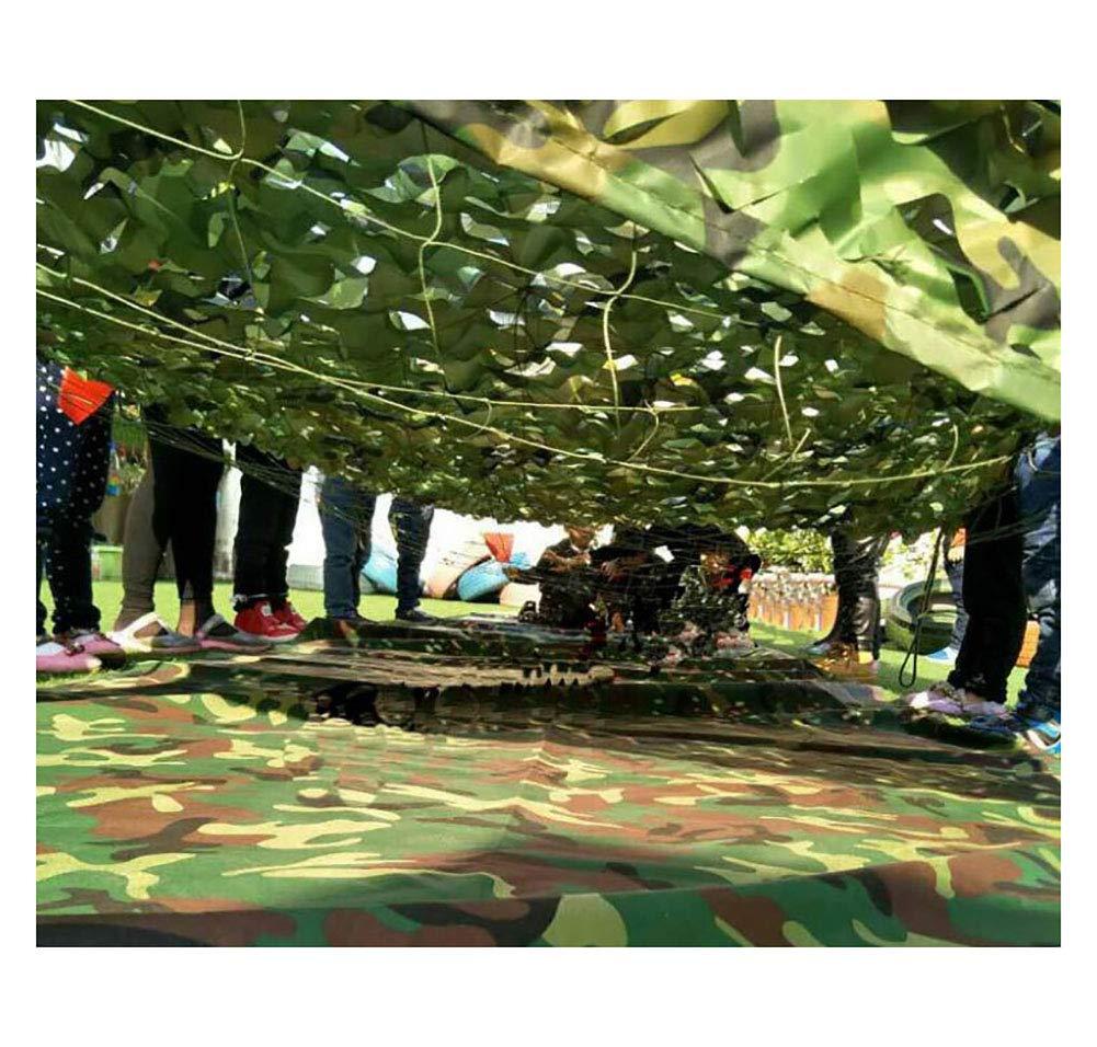 bandezid bandezid Camo Netting Woodland Camouflage Netting Army Camo Net Bulk Roll Camouflage Net Camouflage Tarpaulin for Camping Military Hunting Shooting Sunscreen Nets-Camouflage net 4x6m(13x20ft)