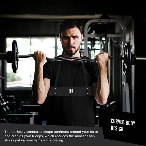 RIMSports Weight Lifting Arm Blaster for Biceps & Triceps Heavy Duty