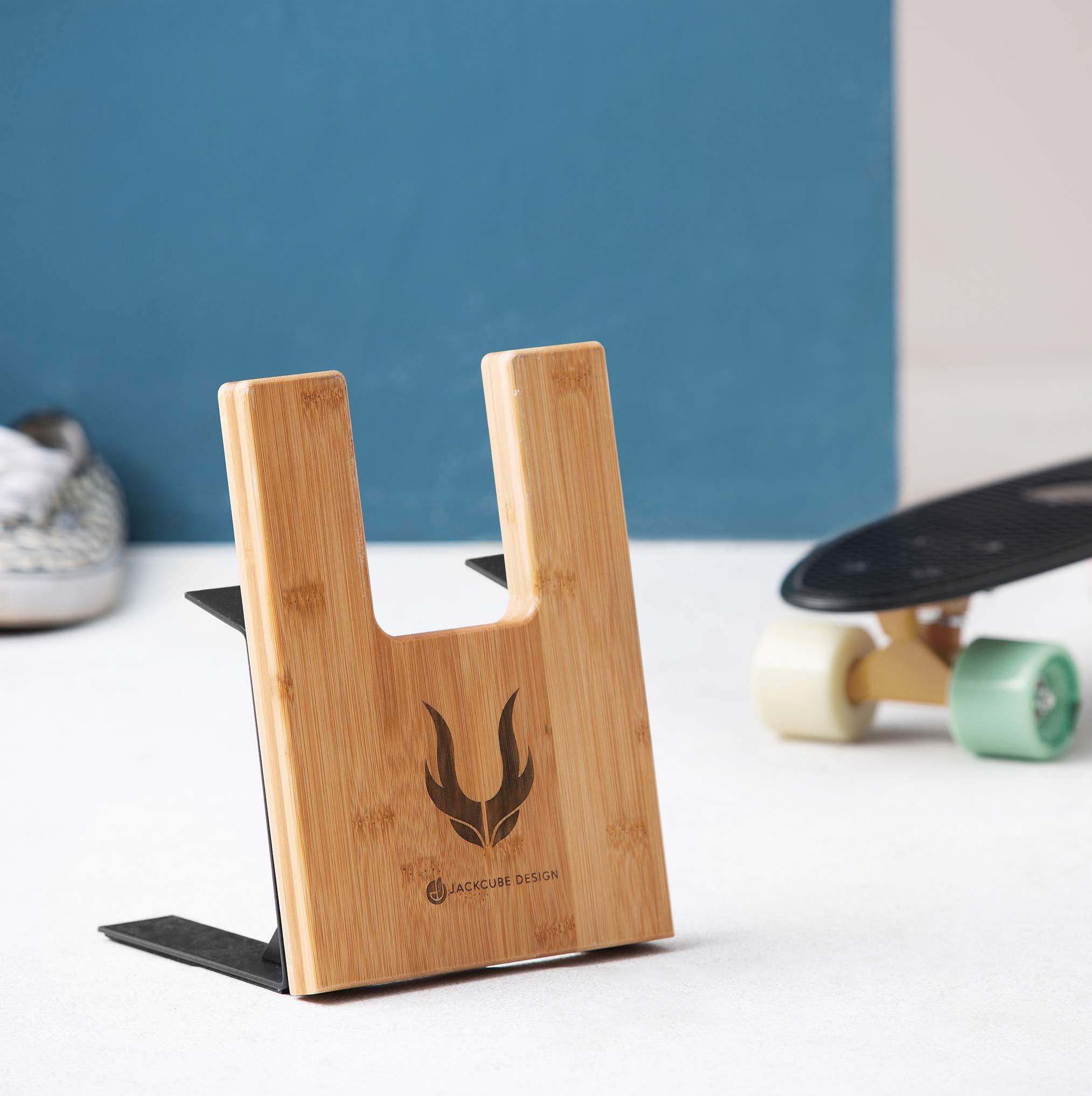 J JACKCUBE DESIGN J JACKCUBE DESIGN Skateboard Storage Holder - Skateboard Display Holder, Standing Storage, Skateboard Accessories for Portable Display or Skateboard Parking lot - MK501A