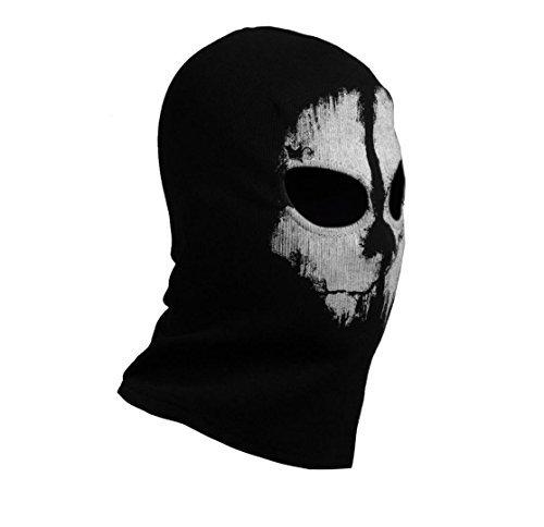 SzBlaZe SzBlaZe Unisex Ghost Print Stocking Balaclava Mask Good For War Game Halloween Cosplay (Print 2)