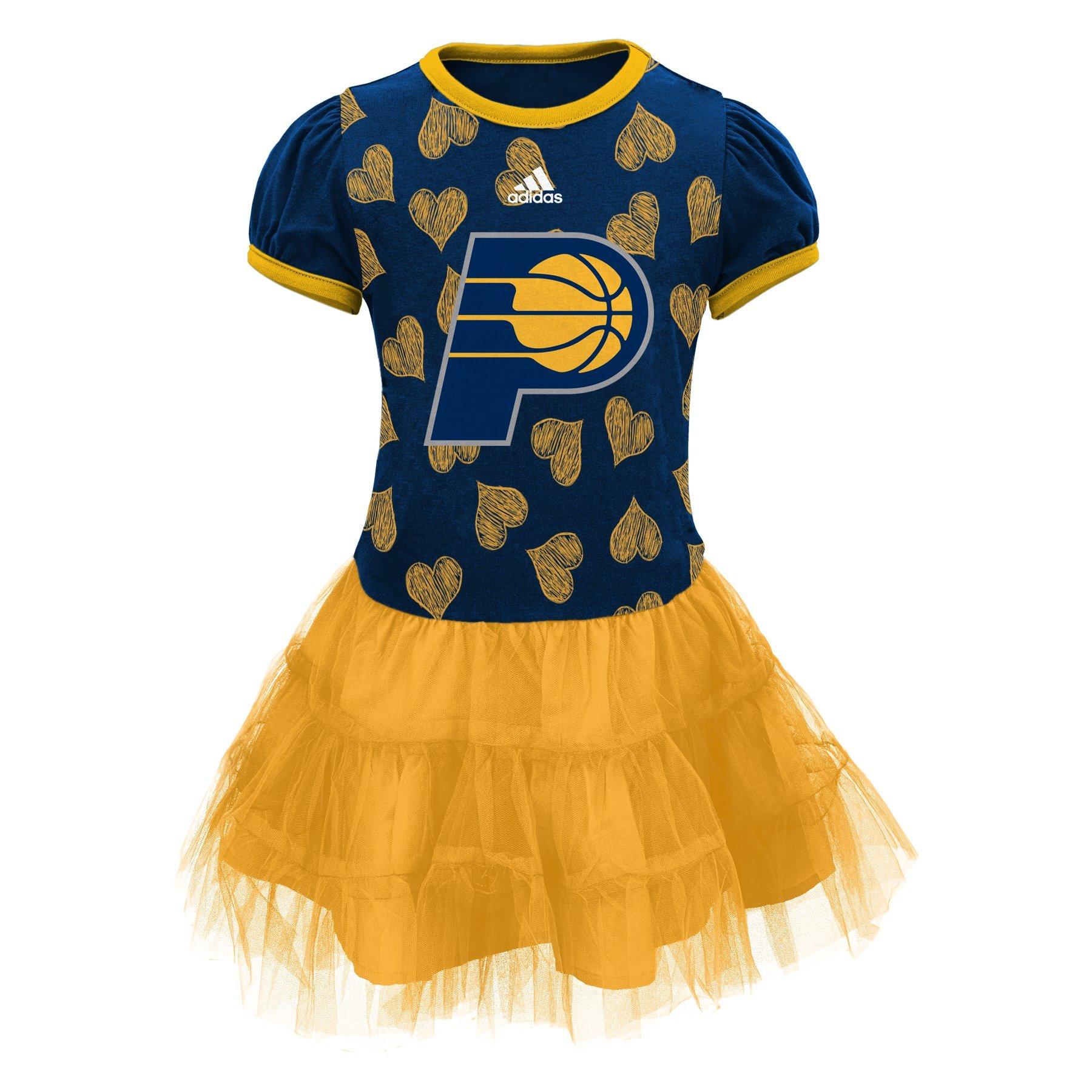 Outerstuff NBA Indiana Pacers Infant Love to Dance Tutu Dress, Navy, 24 Months